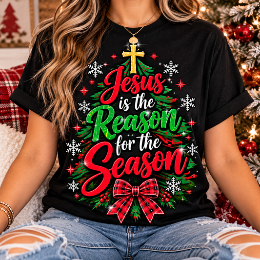 Jesus Is the Reason for the Season Christmas Graphic Te