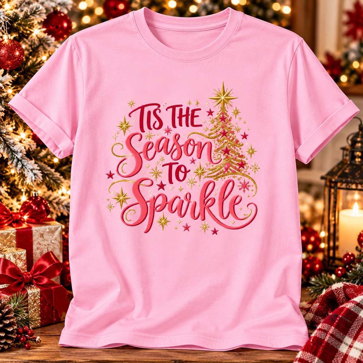'Tis the Season to Sparkle Christmas Graphic Tee