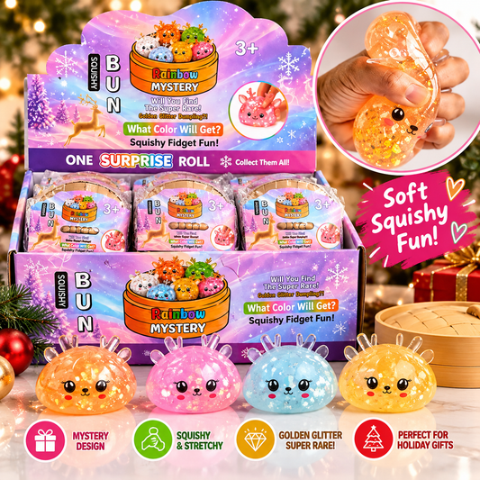 Reindeer Mystery Dumpling Squishy – Surprise Color